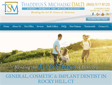 Tablet Screenshot of michalskidmd.com